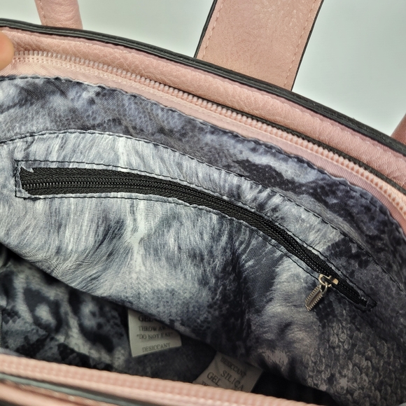 NWT K.Carroll Accessories Light Pink Purse, Satchel or Crossbody Square - Picture 8 of 10